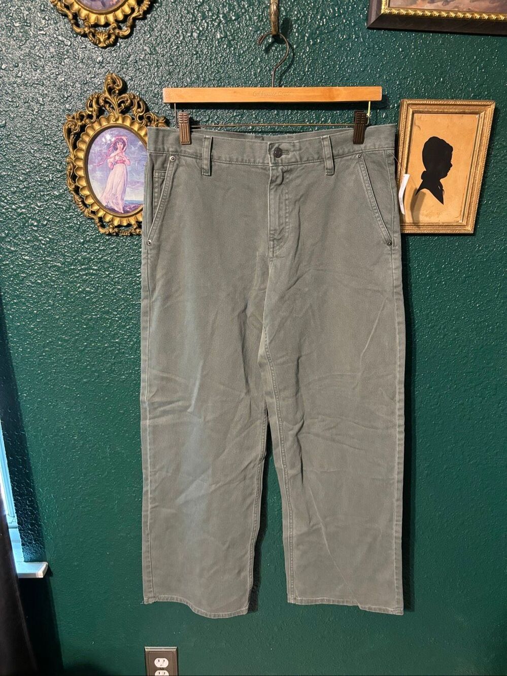 GAP GREEN NWT TROUSER PANTS SZ 6 NWT